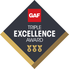 GAF Triple Excellence Award logo